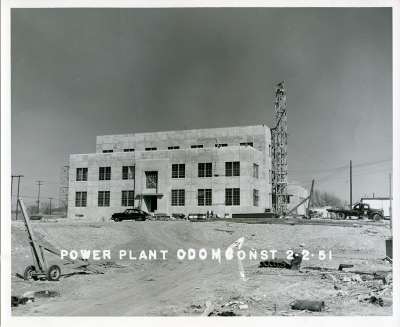 City of Austin Power Plant under construction, February 1951